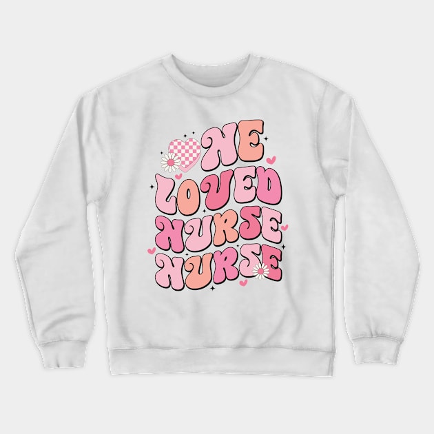 Valentine Nurse Crewneck Sweatshirt by matcorral